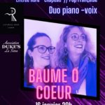 Baume O Coeur (duo de reprises et compositions en piano-voix)