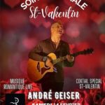 St-Valentin musicale avec André Geiser (reprises et compositions en guitare-voix)