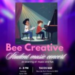 Concert de fin d'année de la section musique de l'école Bee Creative