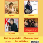 Concert au jardin de la Cure : COLOUR OF RICE (folk, chanson, en guitare-voix)
