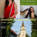 Flûte et harpe autour de mélodies connues et intemporelles par Catarina Alves & Maria Eduarda Sousa